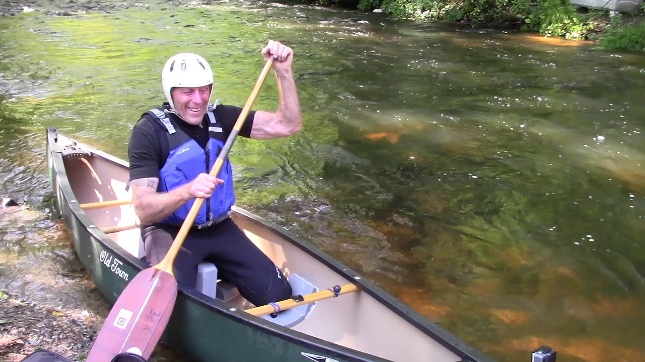 Trying out the new seat in my Discovery 119 in some quick water .