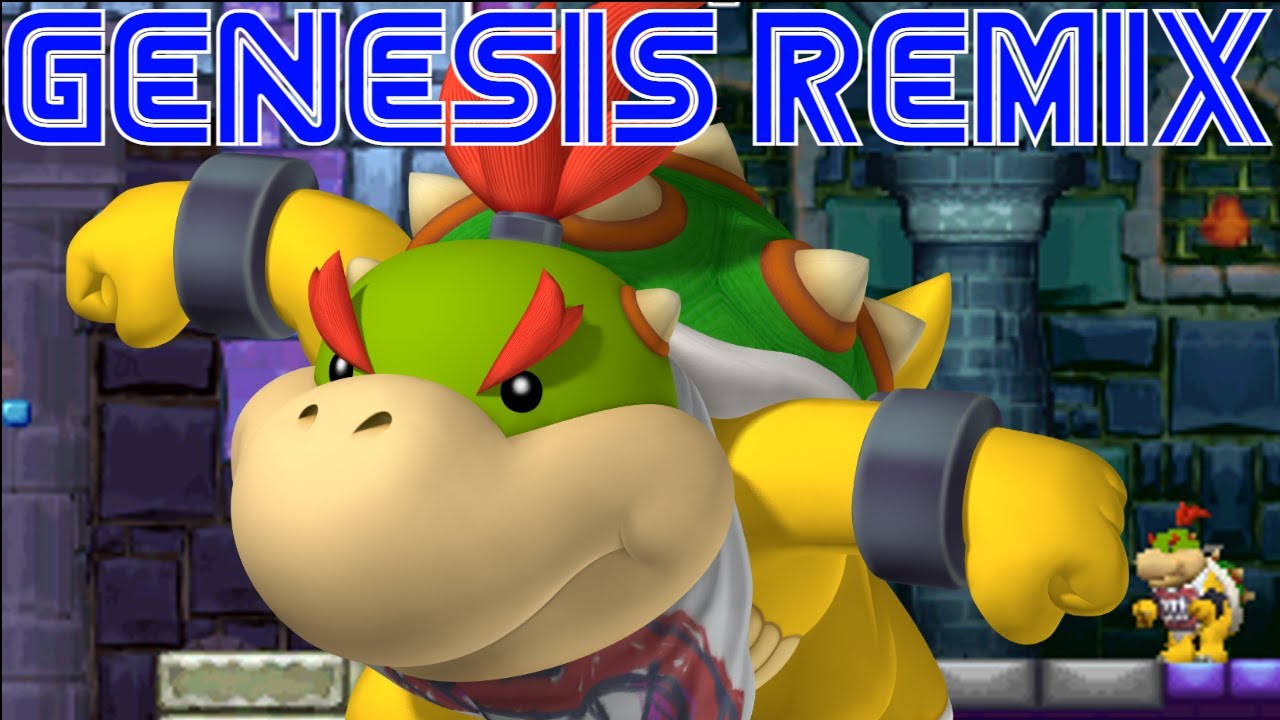 New Super Mario Bros. - Bowser Jr. Battle (Sega Genesis Remix)