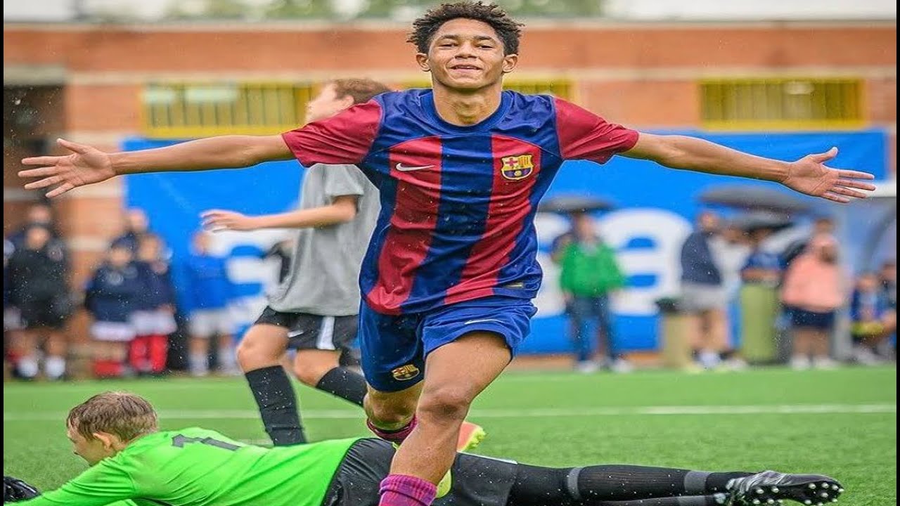 Ruslan Mba - Crazy Skills, Goals & Assists - 22/23 Infantil B FC Barcelona (12 Years Old)