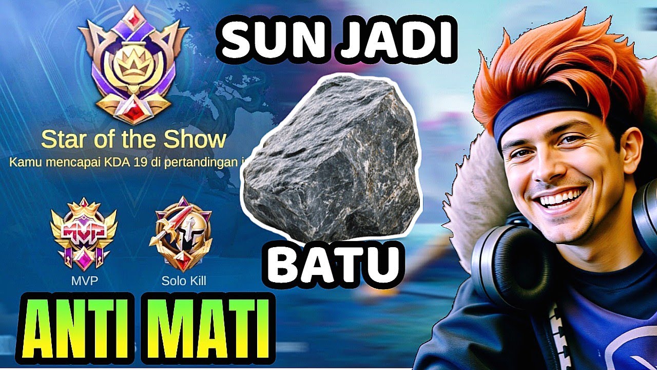 GAK BISA MATI! INI SUN BUILD TANK SEKERAS BATU - Mobile Legends
