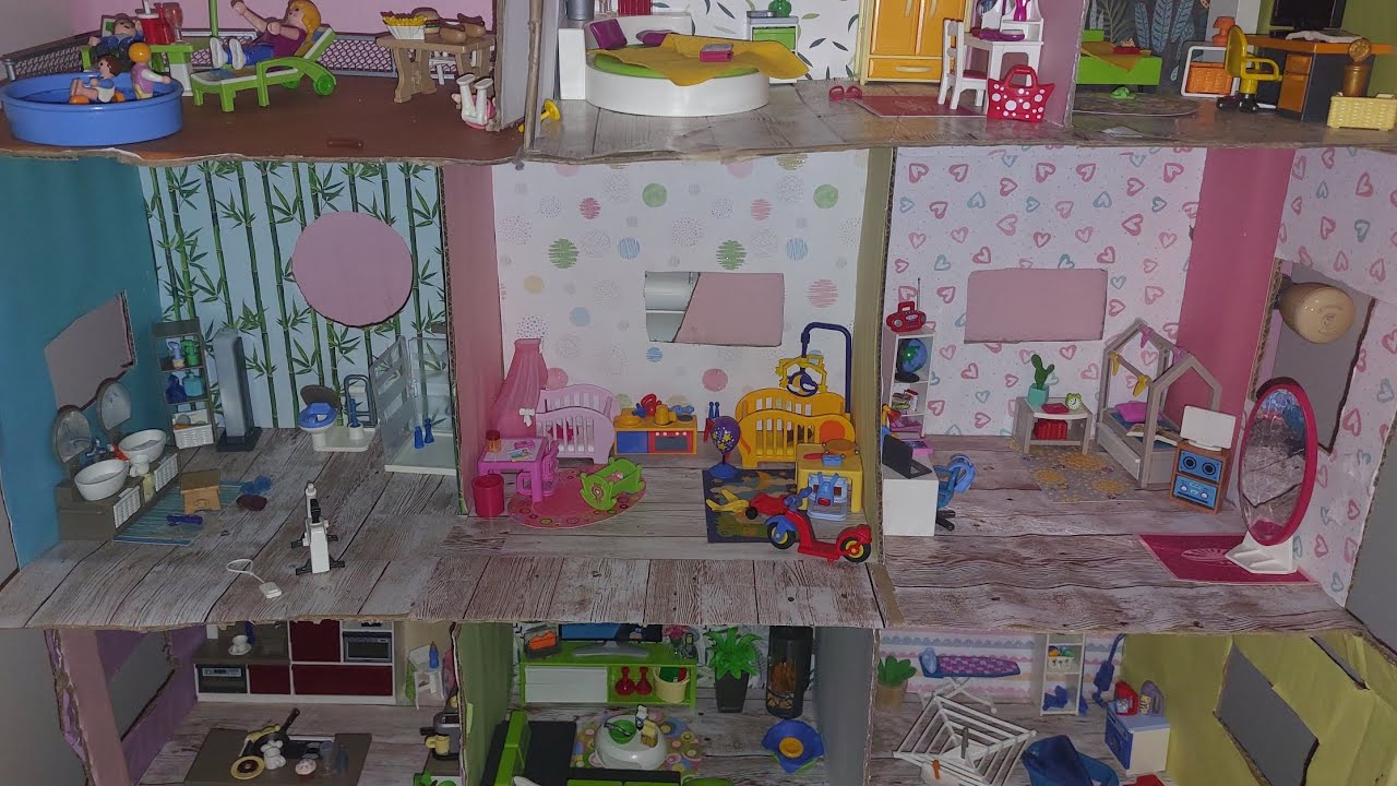 Présentation de ma maison playmobil !😍-vidéo playmobil en français 