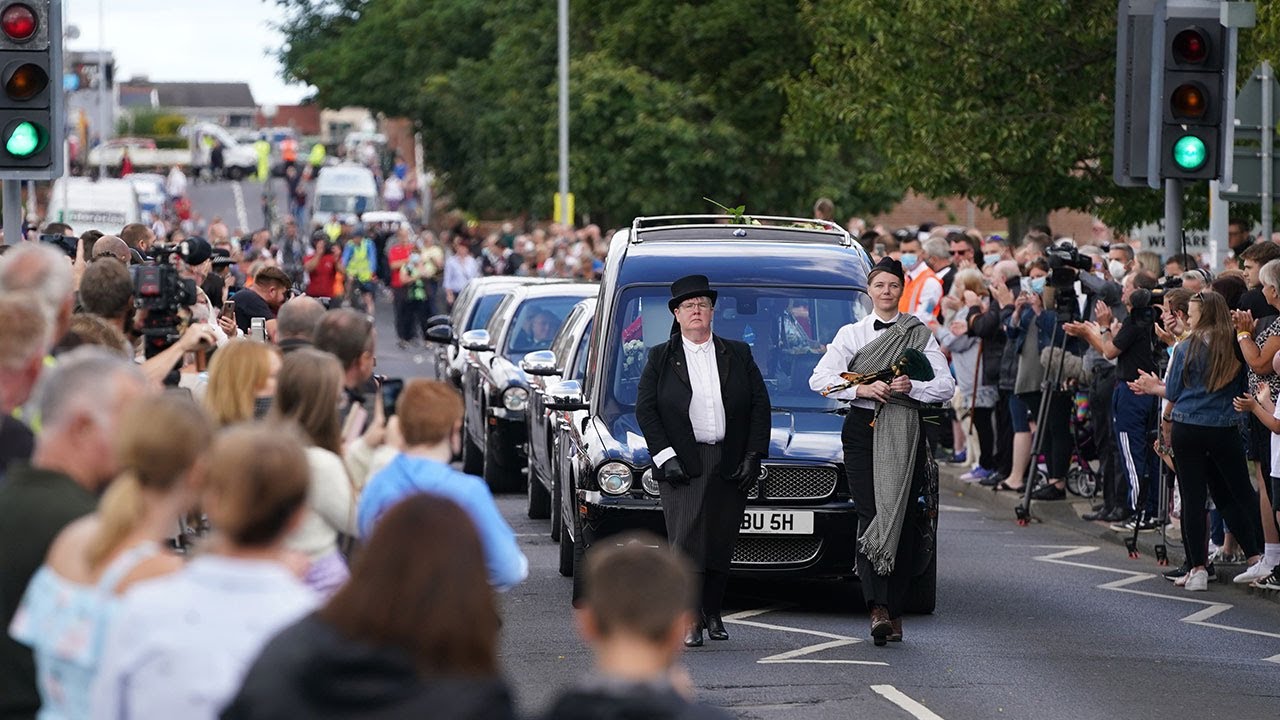 Thousands line Ashington streets for Jack Charlton funeral