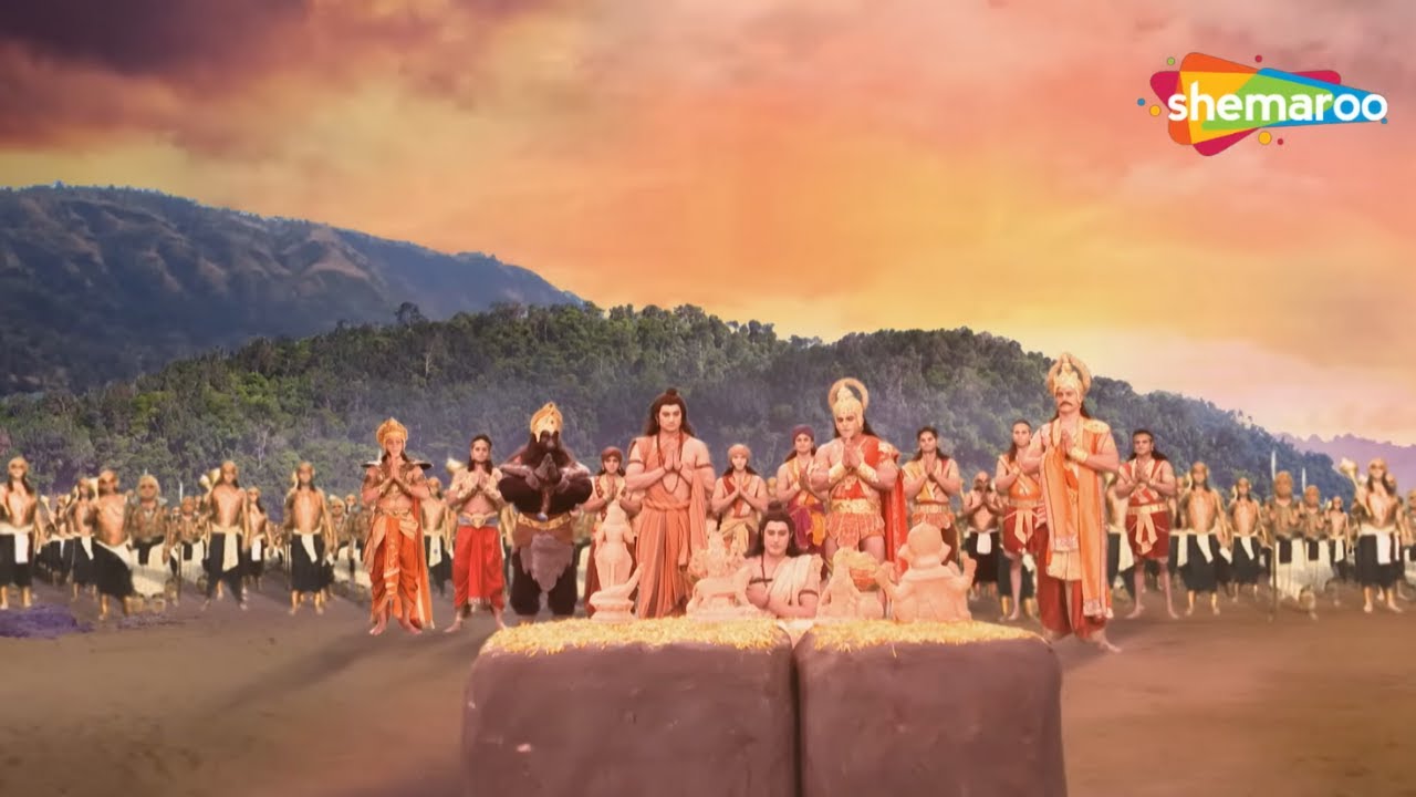 प्रभु राम सेना ने प्रारंभ की असमय माता की पूजा | Sankat Mochan Mahabali Hanumaan 478