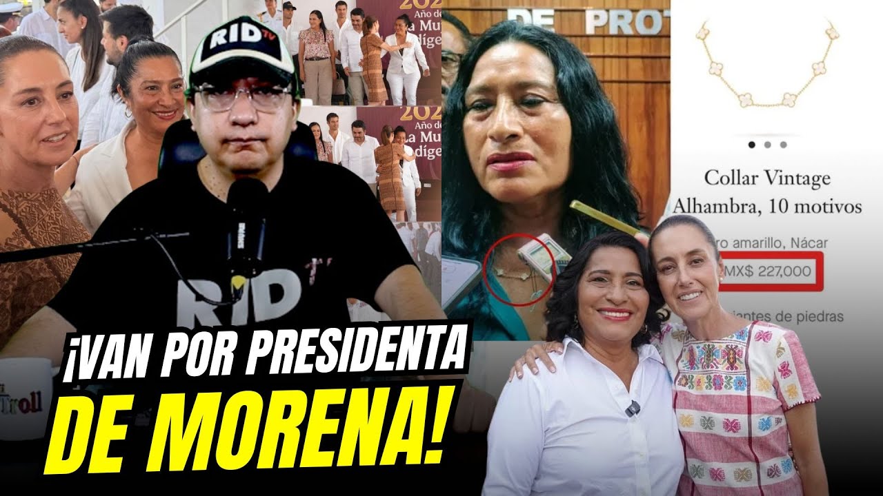 GUERRA en MORENA: GOBERNADORA ordena Investigar a PRESIDENTA de Acapulco por LUJOSO collar