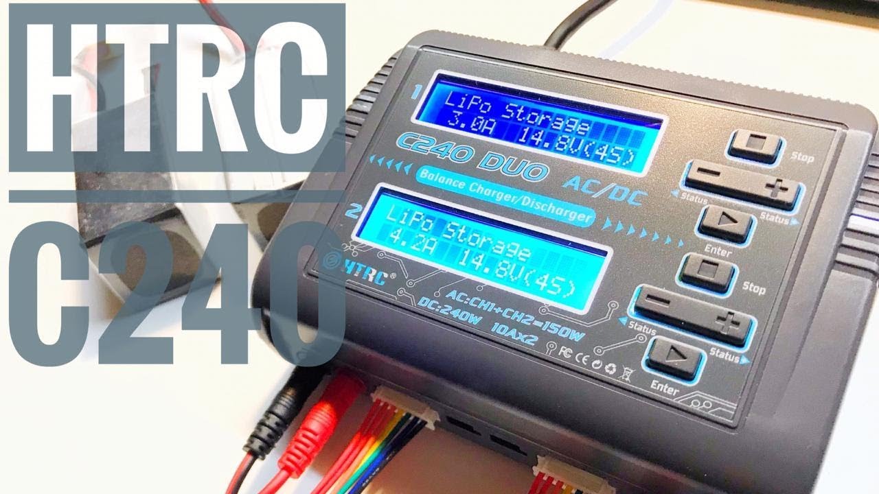 HTRC C240 Review & Como cargar baterias Li-Po