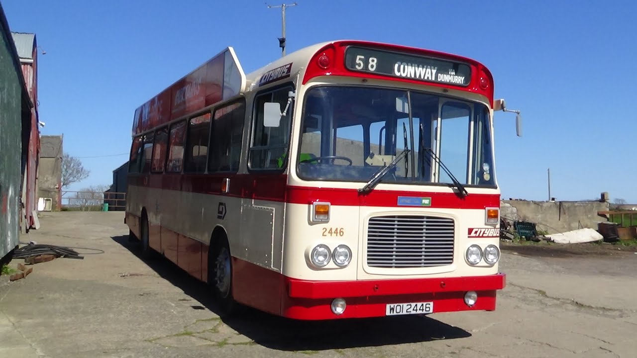 Ride on Preserved Ulsterbus/Citybus Bristol RE no.2446 part 2