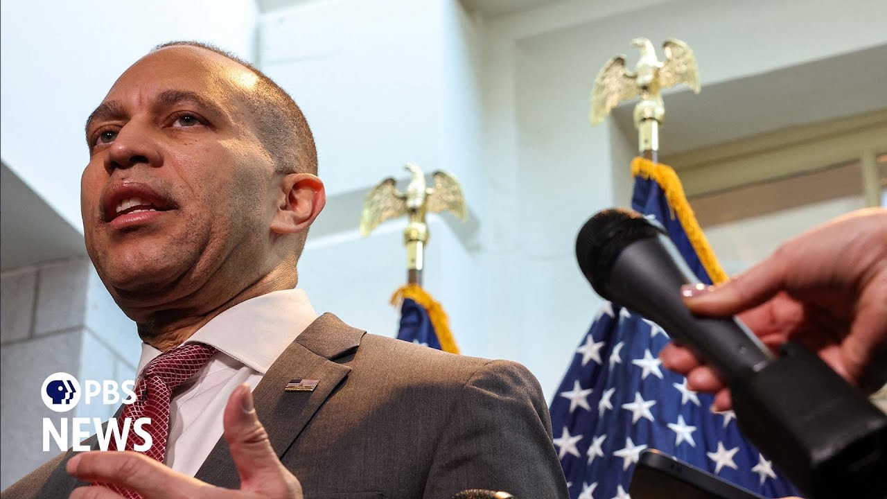 WATCH LIVE: Jeffries holds news conference as House takes up Senate funding plan