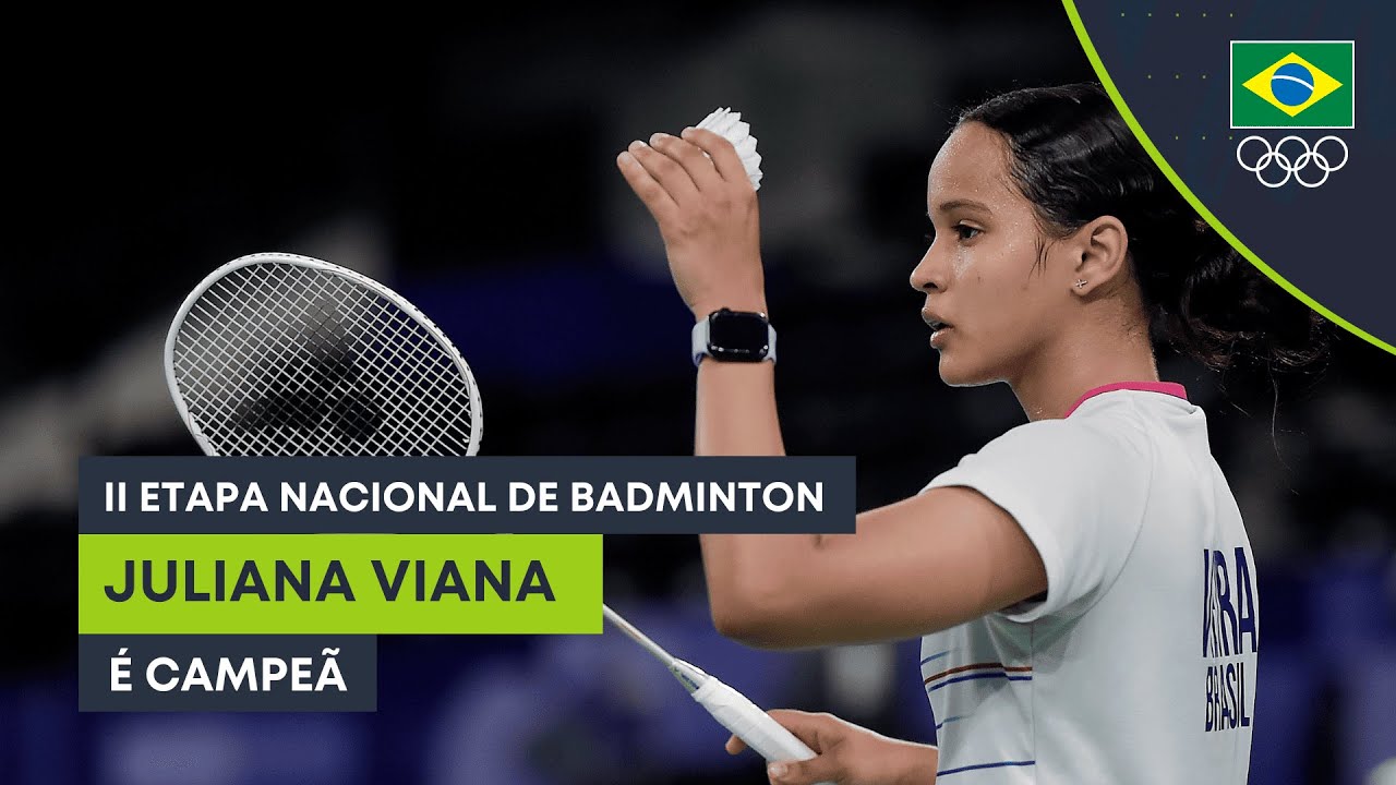 Juliana Viana é campeã da II Etapa Nacional de Badminton