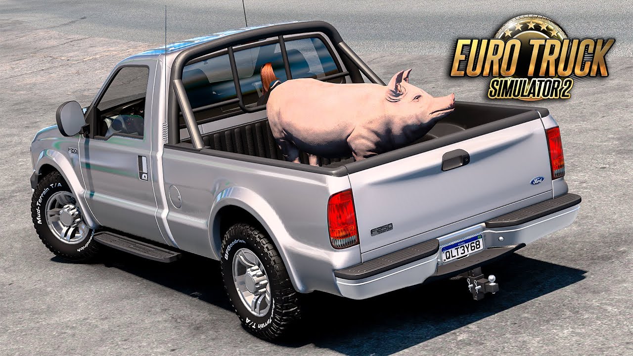 Caminhonete Ford F-250 no Euro Truck 2