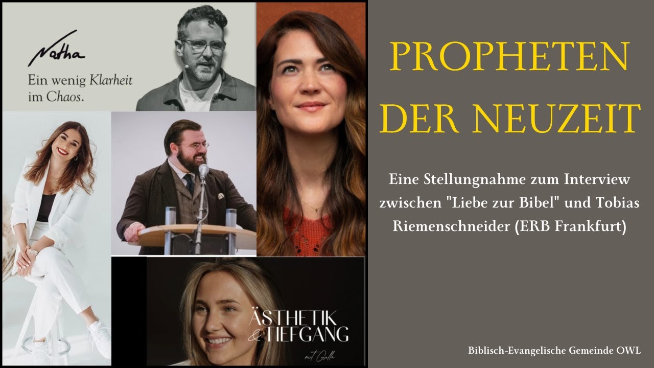 Propheten der Neuzeit -Stellungnahme Interview zwischen 
