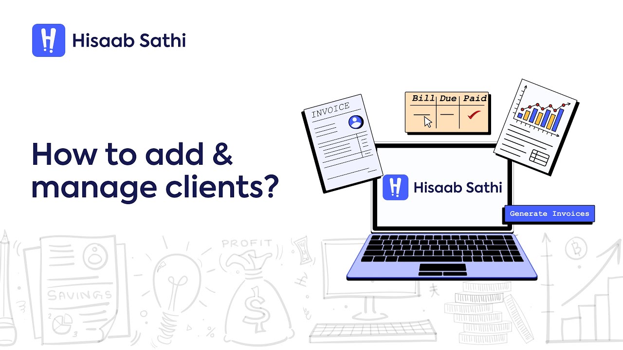 Hisaab Sathi — Create & Manage Clients | Hindi Tutorial | Software Demo