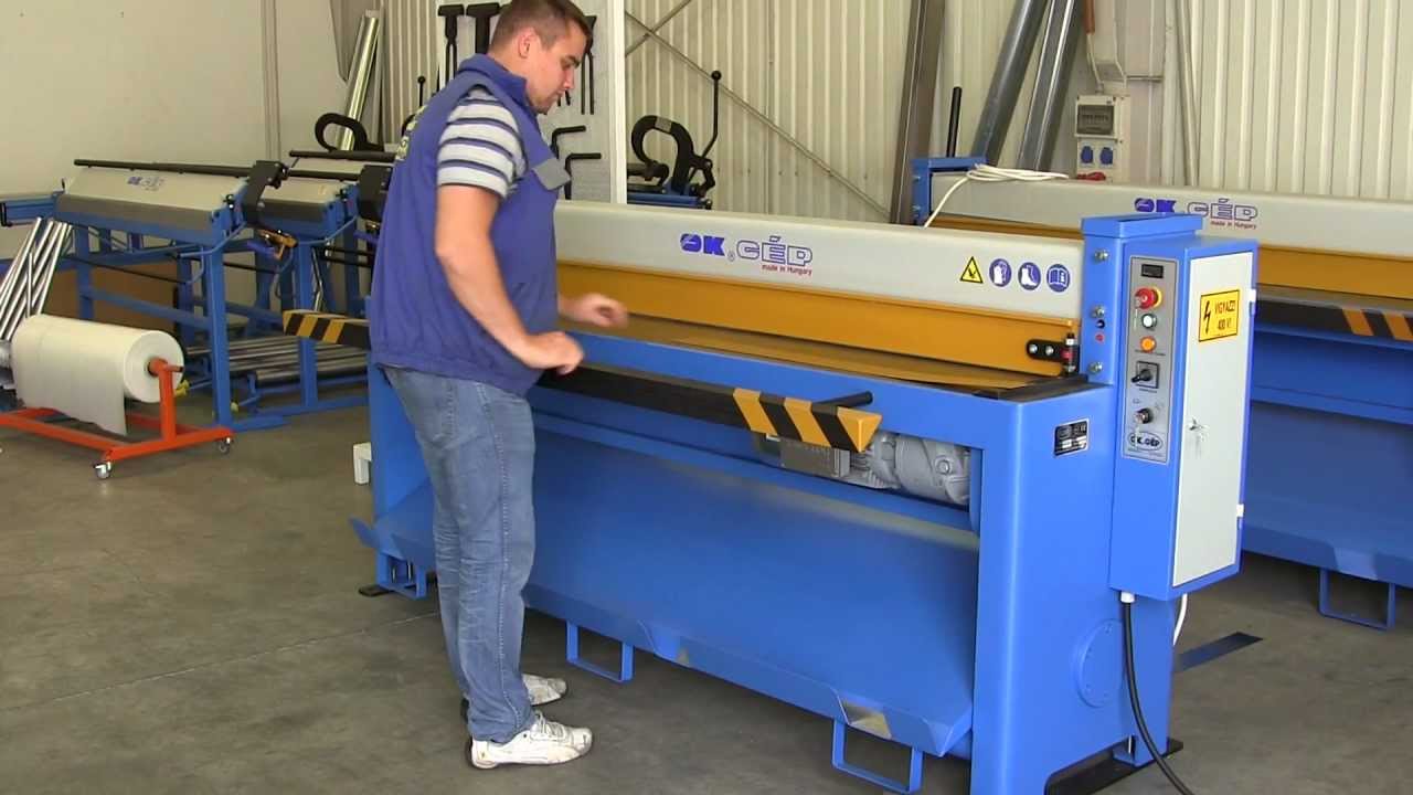 Motoros lemezoll&oacute; / Power Shear / Guillotine / Blechschere ( XOM/ 2m)
