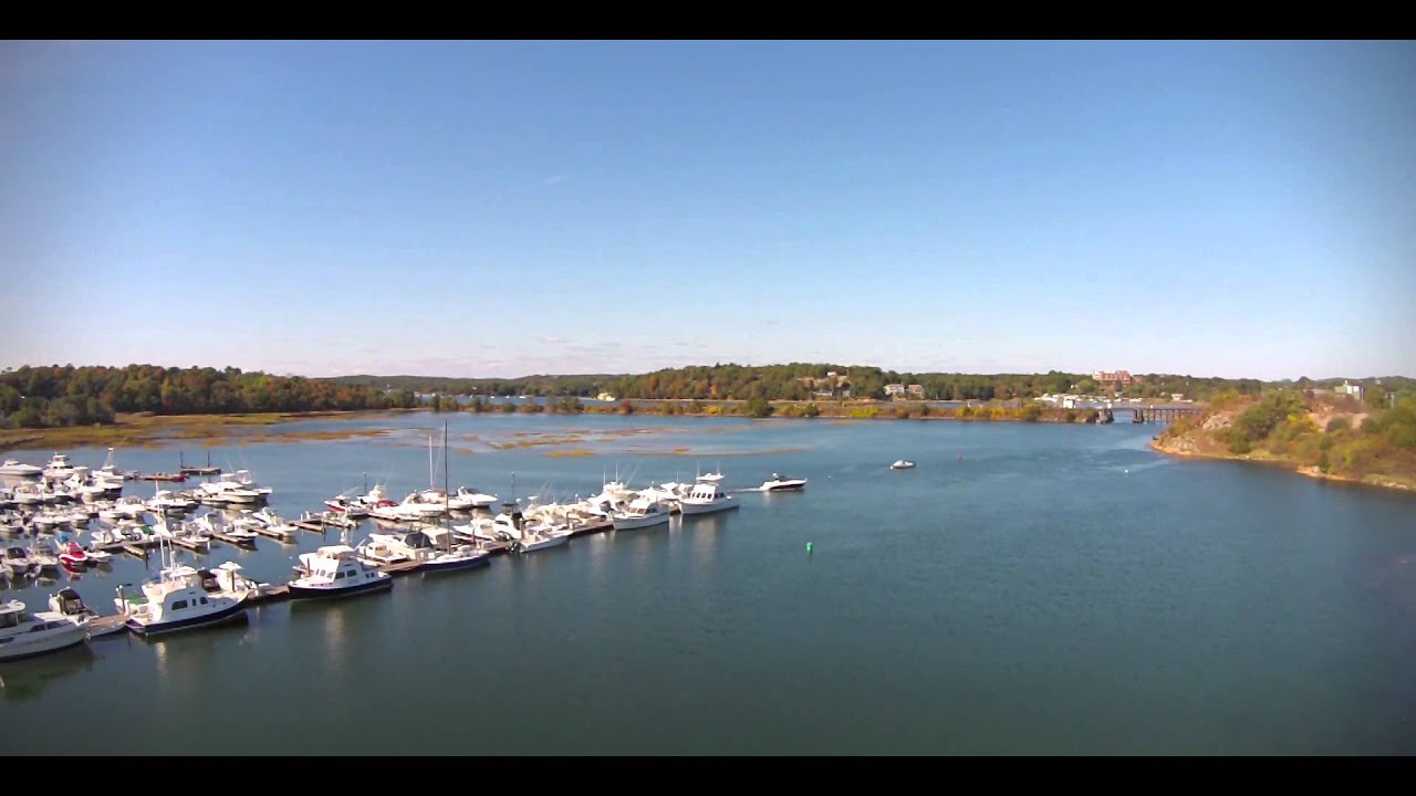 Drone Video:  Flood Tide (Cut Bridge and Annisquam River)