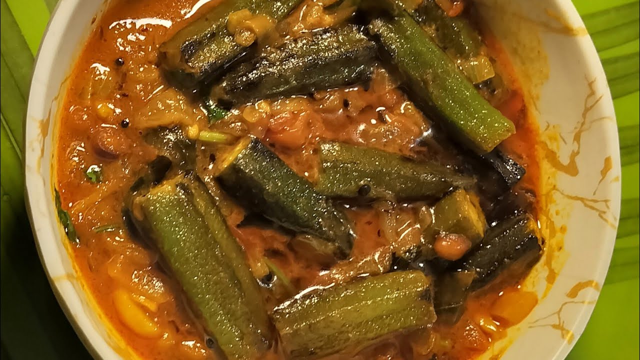 Vendakkai gravy வெண்டைக்காய் கிரேவி வெண்டைக்காய் குழம்பு