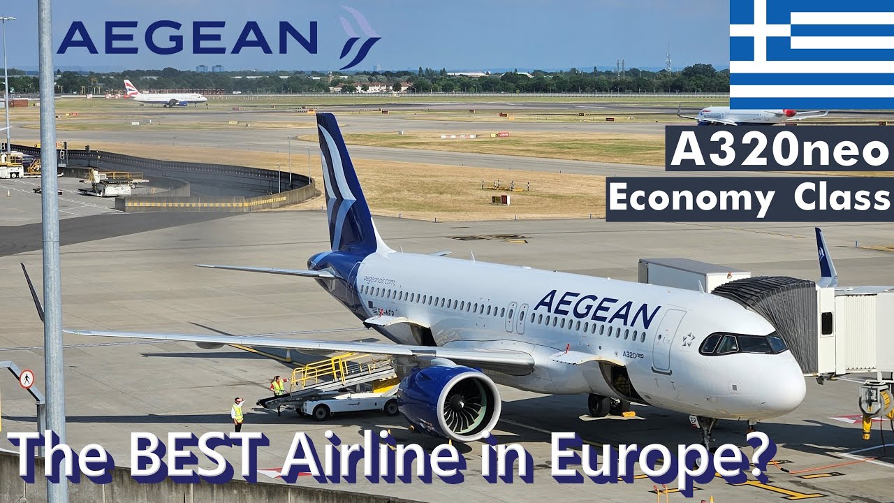 FLIGHT REVIEW | London - Athens | Aegean Airlines Economy | Europe's Most Underrated Airline?