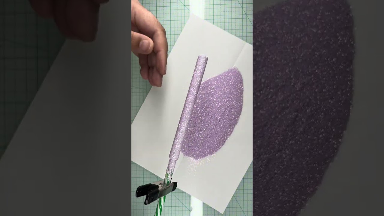 Step By Step Glitter Pen Tutorial