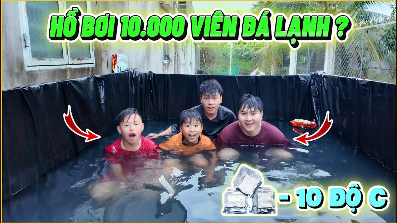 VLOG | Bé Lâm Tự Làm Hồ Bơi 10.000 “ Viên Đá Lạnh “ Cùng Shima, Sẽ Như Thế Nào 🥶