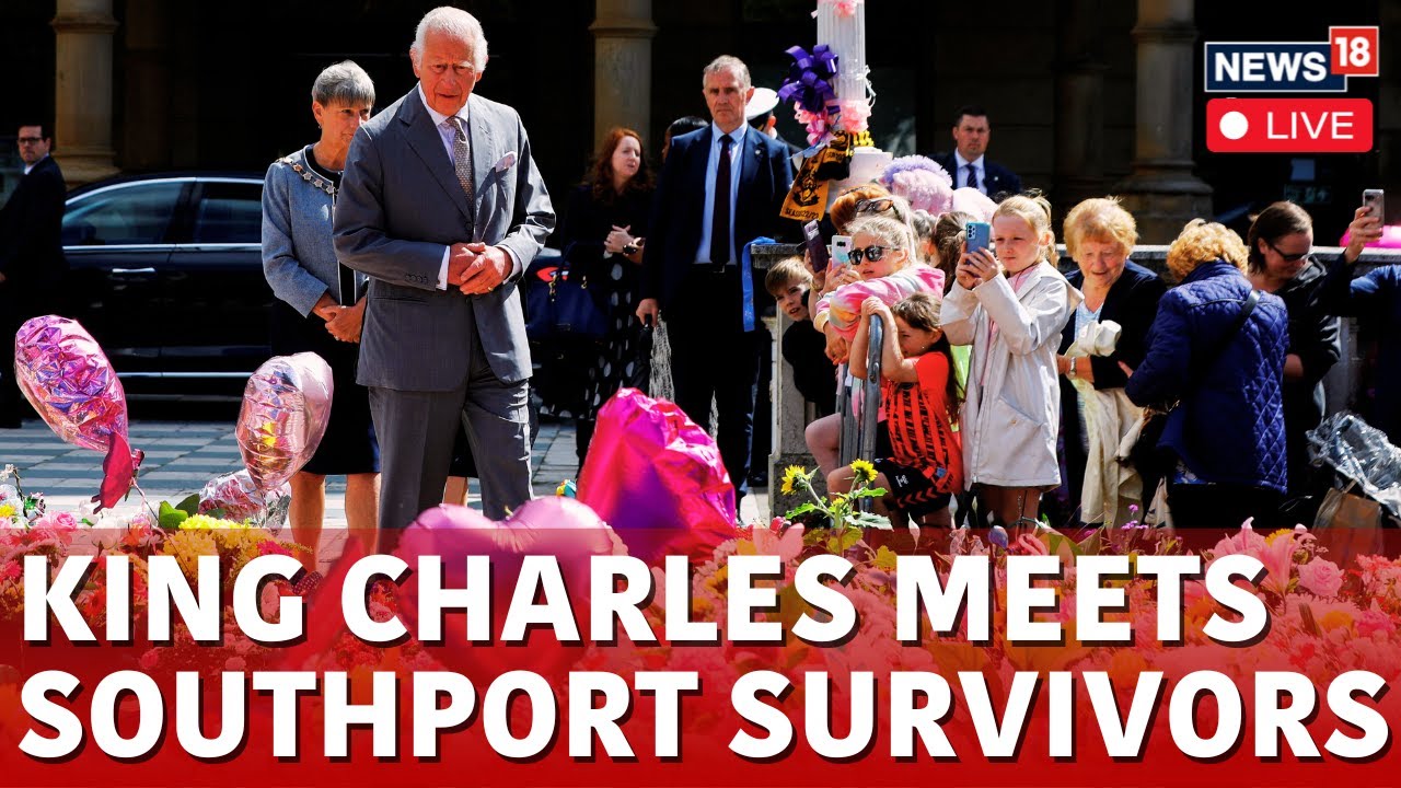 LIVE: King Charles Meets Southport Community After Fatal Knife Attack | UK News LIVE | N18G