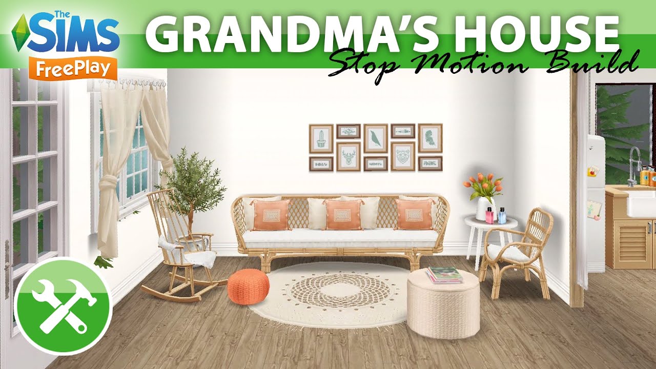 Sims Freeplay | Grandma's House | Stop Motion Build