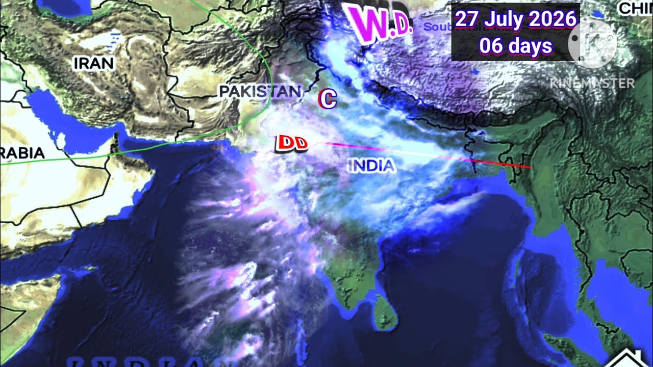 NEXT 30 Days Weather System Analysis Cyclonic Wind Through Line 22 July 2026.