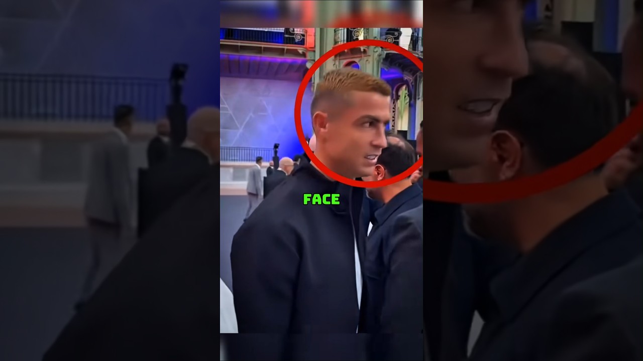 Лицо Роналду после встречи с президентом ФИФА!