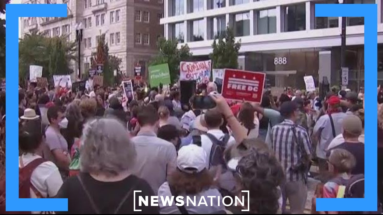Protesters respond to Trump’s federal crackdown on Washington, DC | NewsNation Now