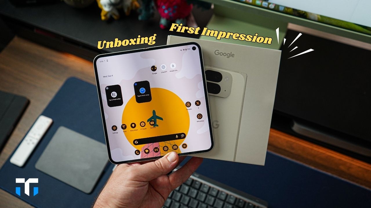 Google Pixel 9 Pro Fold Porcelain Unboxing and First Impressions!