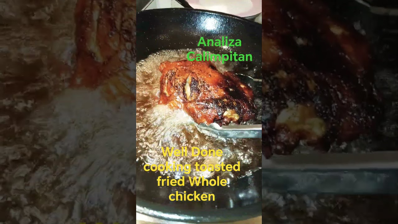 Toasted Fried Whole Chicken 