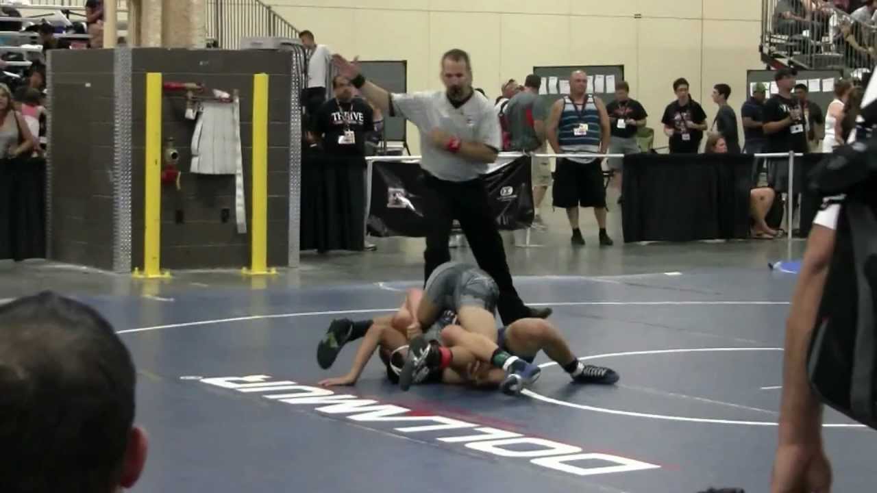 Jacob Rosales amateur wrestling match during World of Wrestling tournament at UFC 2012 Fan Expo
