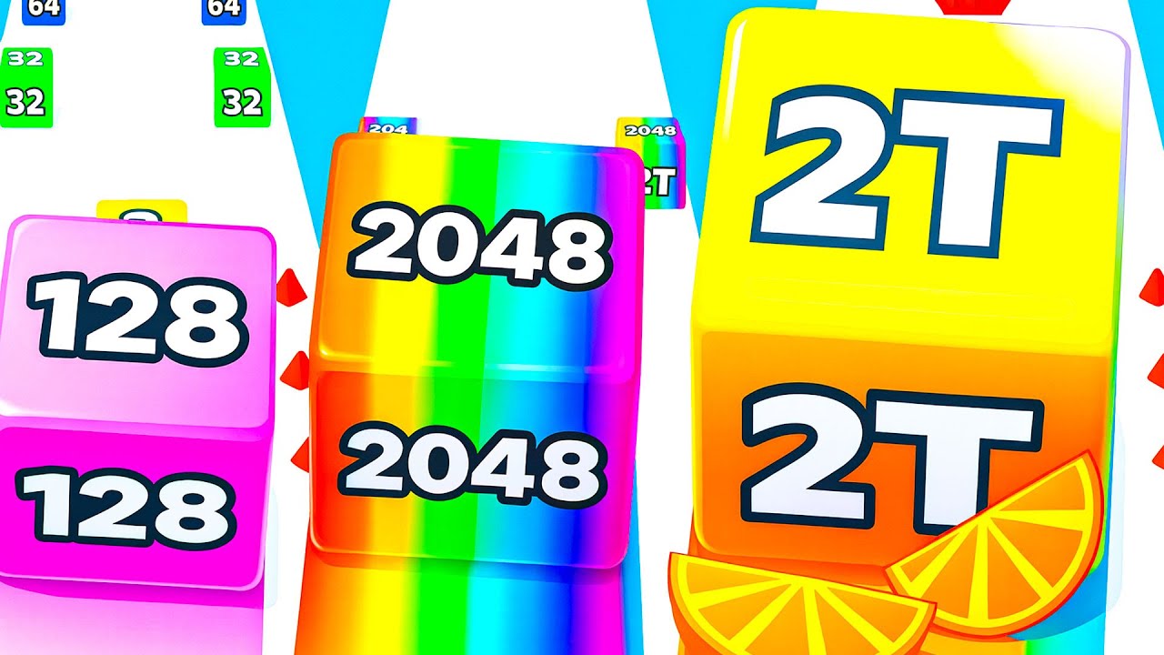 JELLY RUN 2048 🟣 Walkthrough | Max Level Gameplay ASMR Android iOS 2048 Balls Infinity Mode