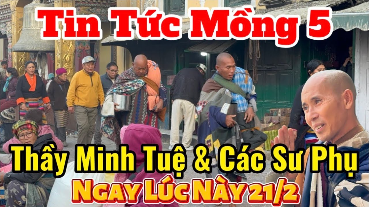 Tin Tức Mồng 5 Tết Thầy Minh Tuệ & Các Sư Phụ Mới Nhất Ngay Lúc Này 21/2 | #suminhtue #thienchiukho 