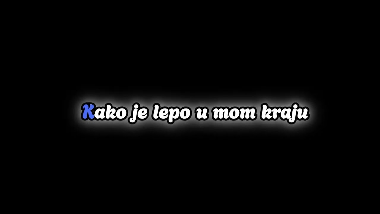 KARAOKE KALEZIC KAKO JE LEPO U MOM KRAJU