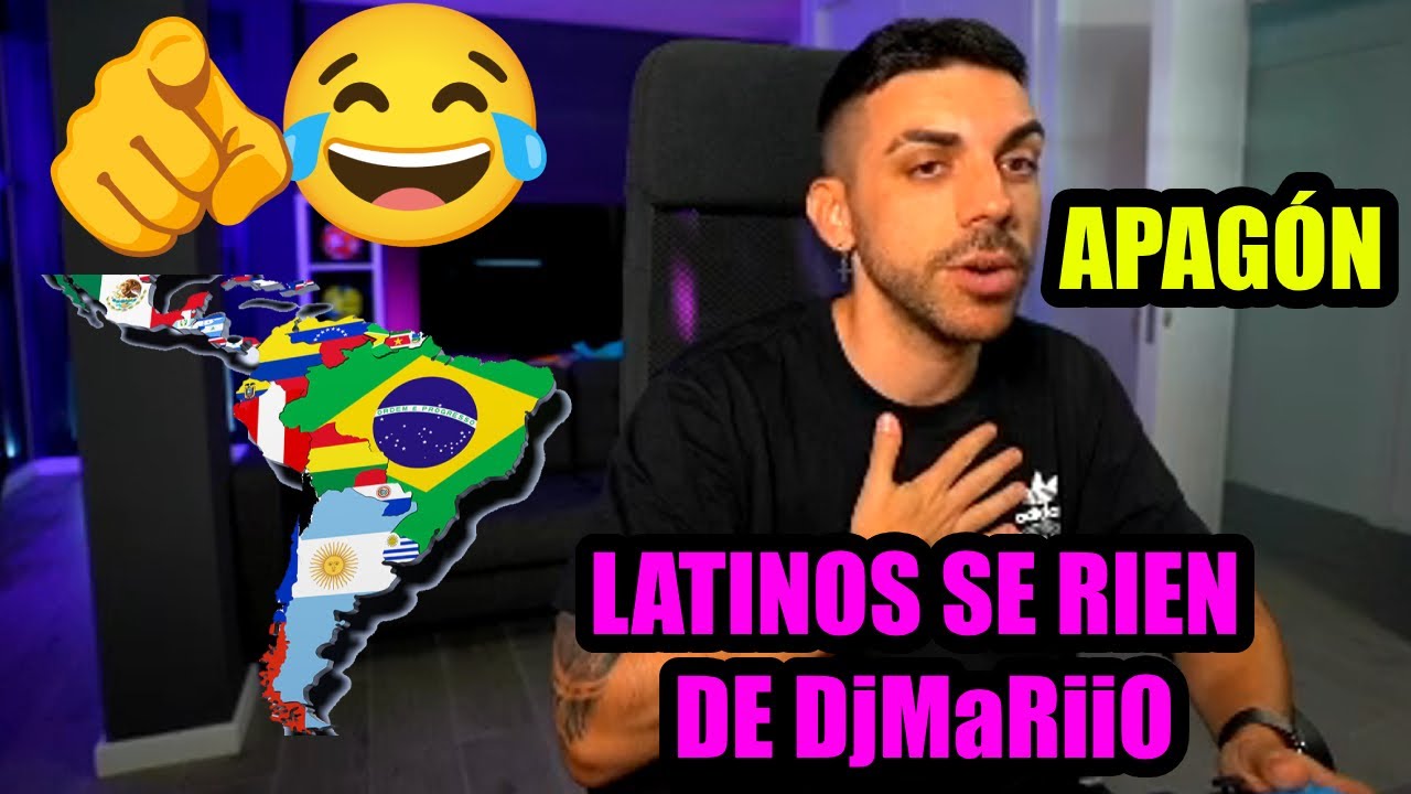 LATINOS SE RIEN DE DjMaRiiO POR EL APAGÓN EN ESPAÑA😂