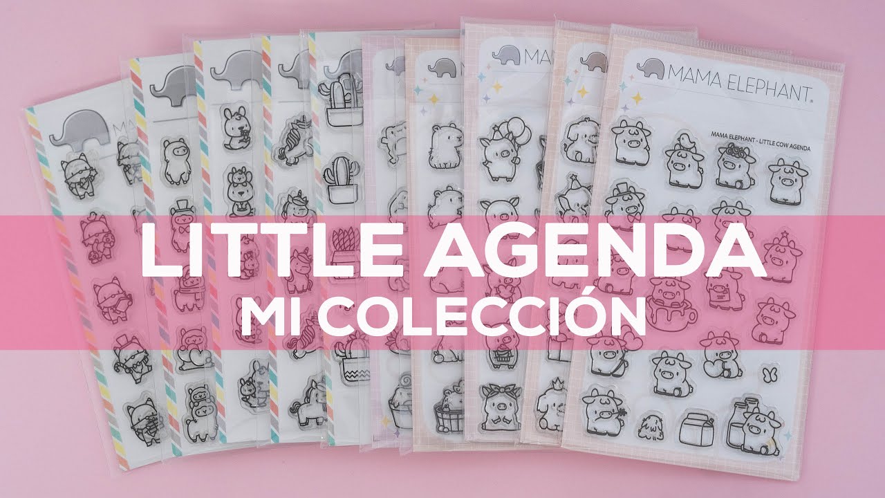LITTLE AGENDA Mama Elephant MI COLECCION | scrapbook | tinascrapbook