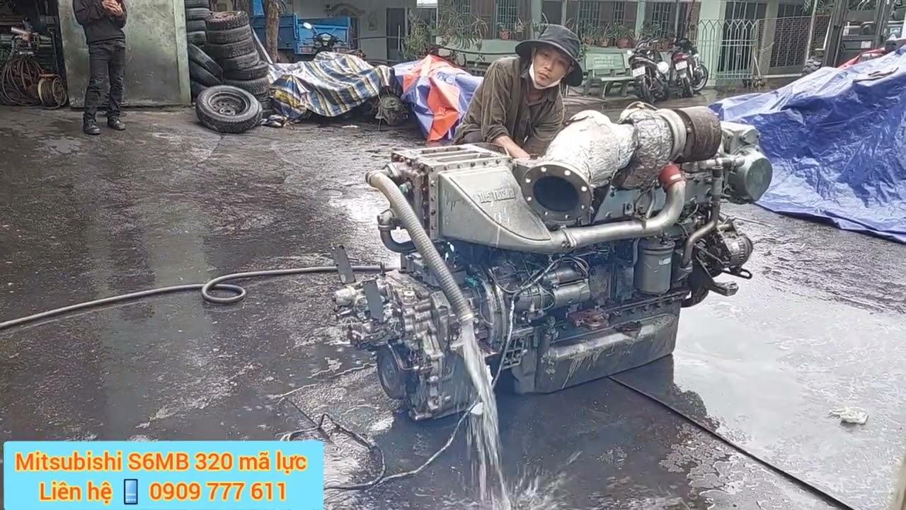 Sáng Ngày Lên Hàng Mới Mitsubishi S6MB 320 Mã Lực Tiếng Nổ Đúng Chất Quá Uy Lực