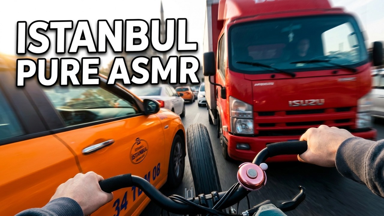 Cycling in Istanbul 4K (ASMR City Sounds) | Eyüp to Eminönü | Istanbul Vlog | Episode 9