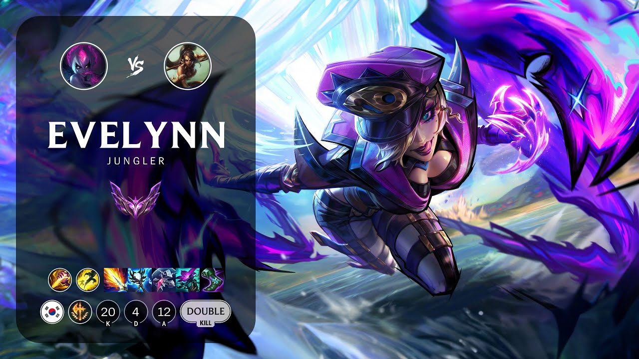 Evelynn Jungle vs Nidalee - KR Master Patch 14.5