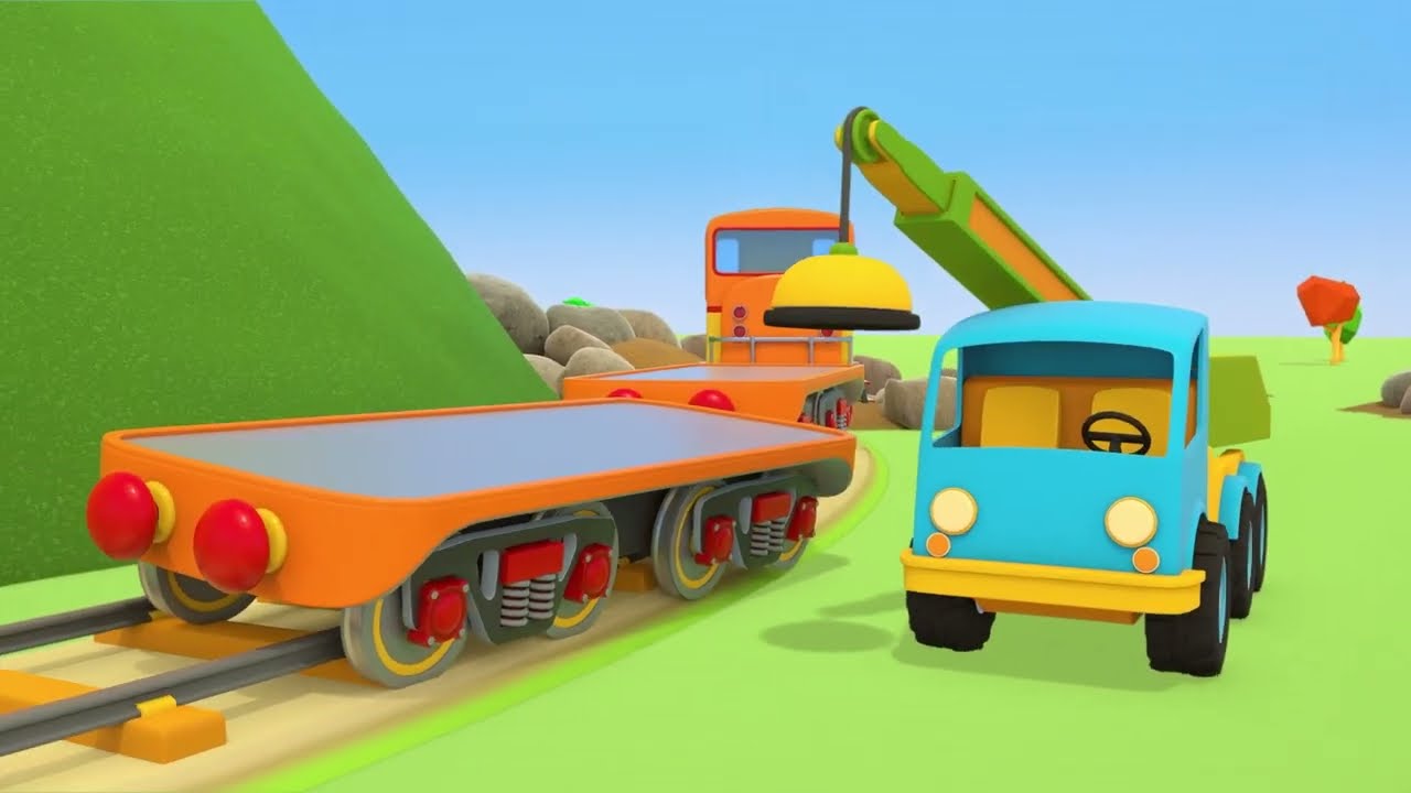 Mobil Penolong & Kereta Mainan | Kendaraan Darurat untuk Anak | Kartun Mobil