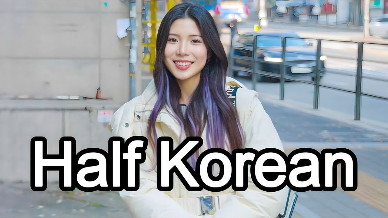 Half Korean Half Peruvian Girl Born and Raised in Korea
