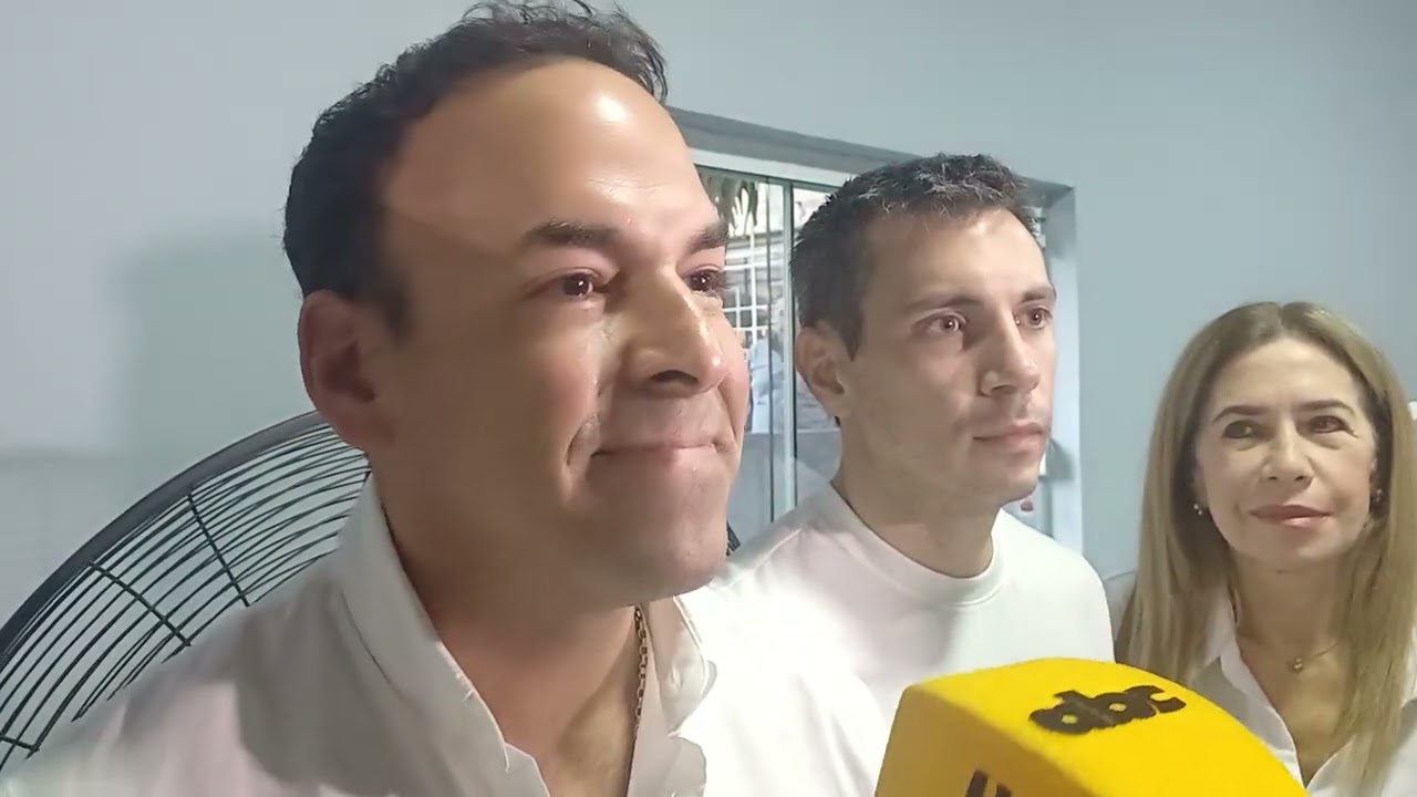 Conferencia de prensa de Blas Reguera, candidato a Presidente de Cerro Porteño. 