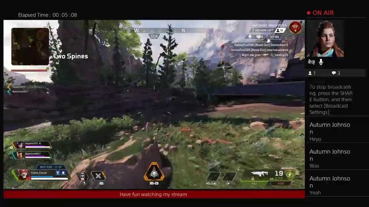 Streaming apex thats all