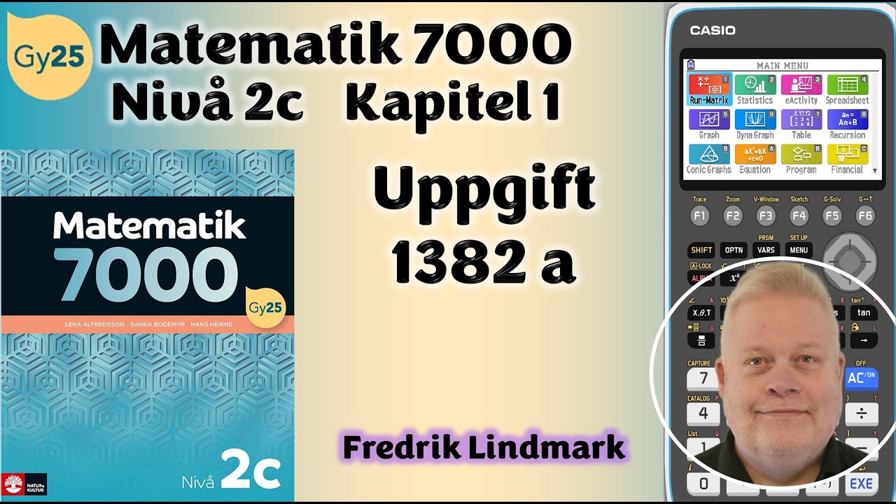 Uppgift 1382 a Matematik nivå 2c Matematik 7000