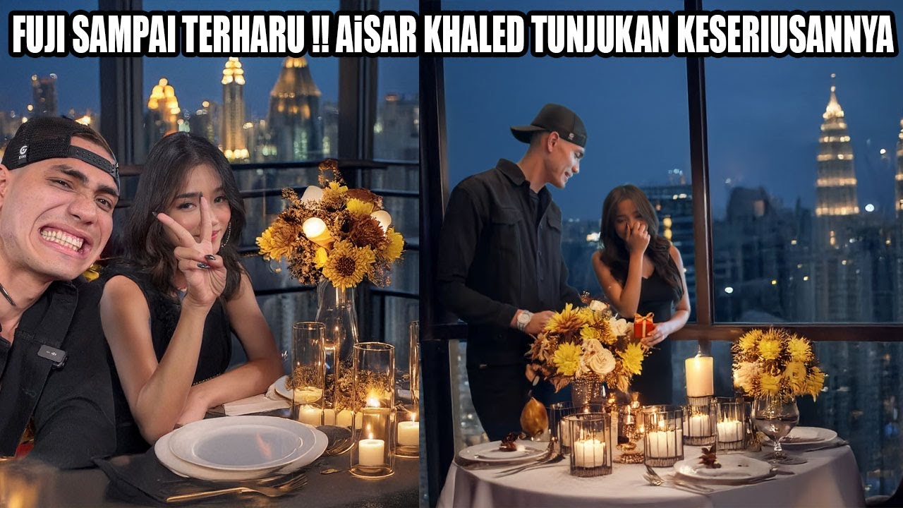 Fuji Terharu! Aisar Khaled Tunjukan Keseriusannya Dengan Kejutan Romantis Tempat Mewah