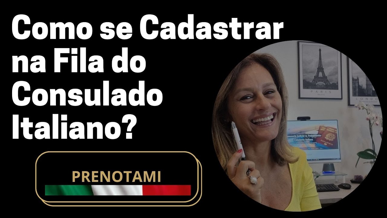 Como Entrar na Fila do Consulado. Site Prenotami. ATUALIZADO