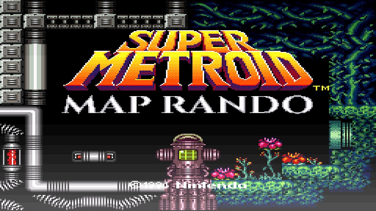 Super Metroid EXPERT Rando- Ascent Samus  -**CHALLENGE** Small Map/ Beam Doors-Collectible Wall Jump