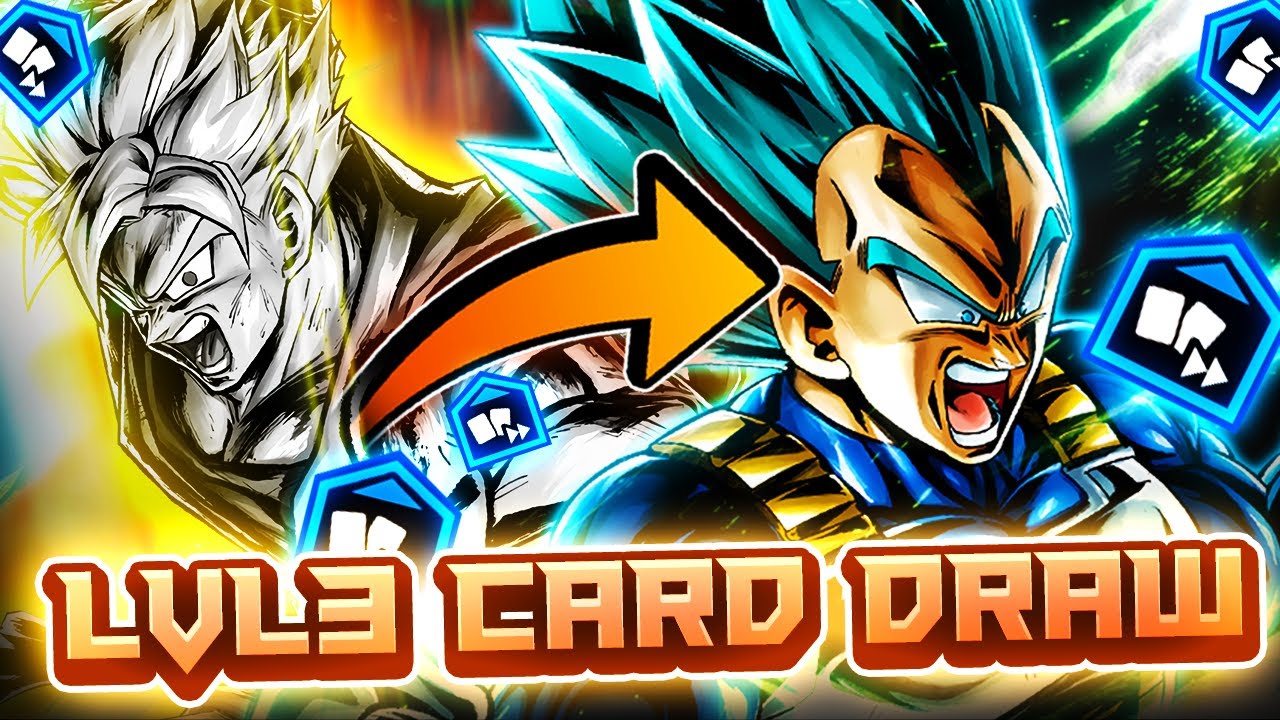 LVL 3 CARD DRAW AND 3x ZENKAI BUFFED LF SSB VEGETA IS A MENACE TO SOCIETY! | Dragon Ball Legends