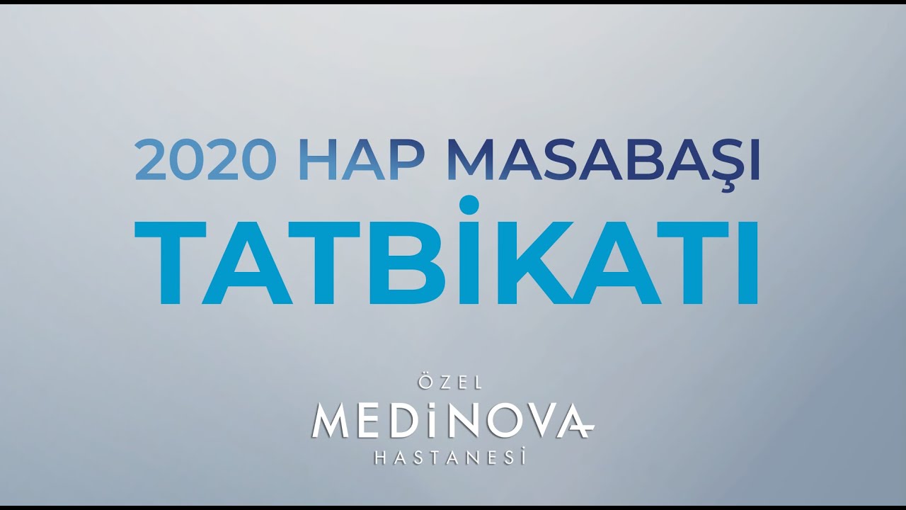 Afet ve Acil Durum Tatbikatı 2020 (MASABAŞI)