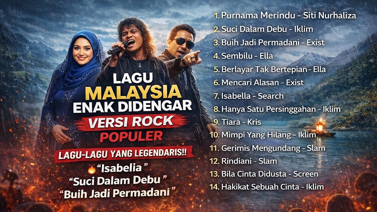 Kumpulan Lagu Malaysia Terbaik | Enak Didengar Sepanjang Hari