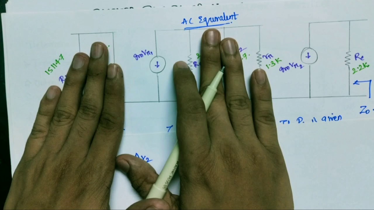 Multistage Amplifier Most Repeated Problem From University