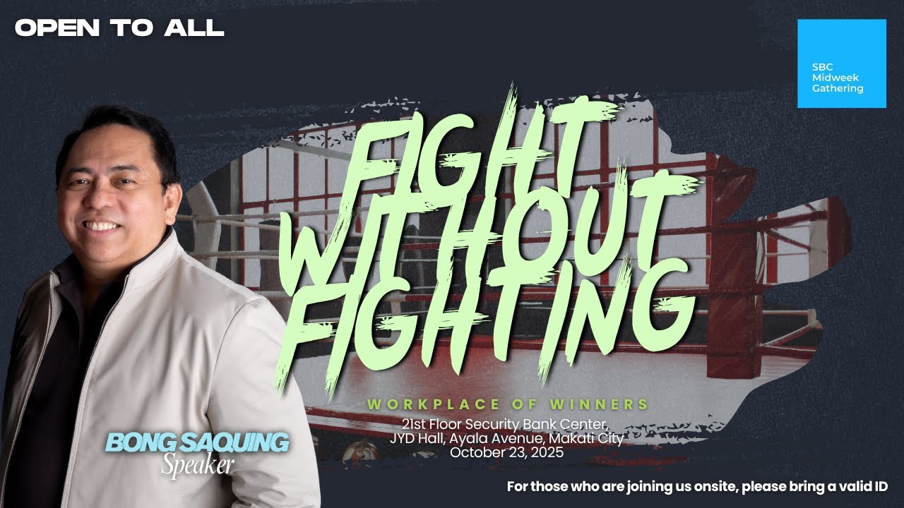 Fight without Fighting : Bong Saquing